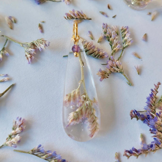 Florabelle Hanger - Lamsoor & Amethist