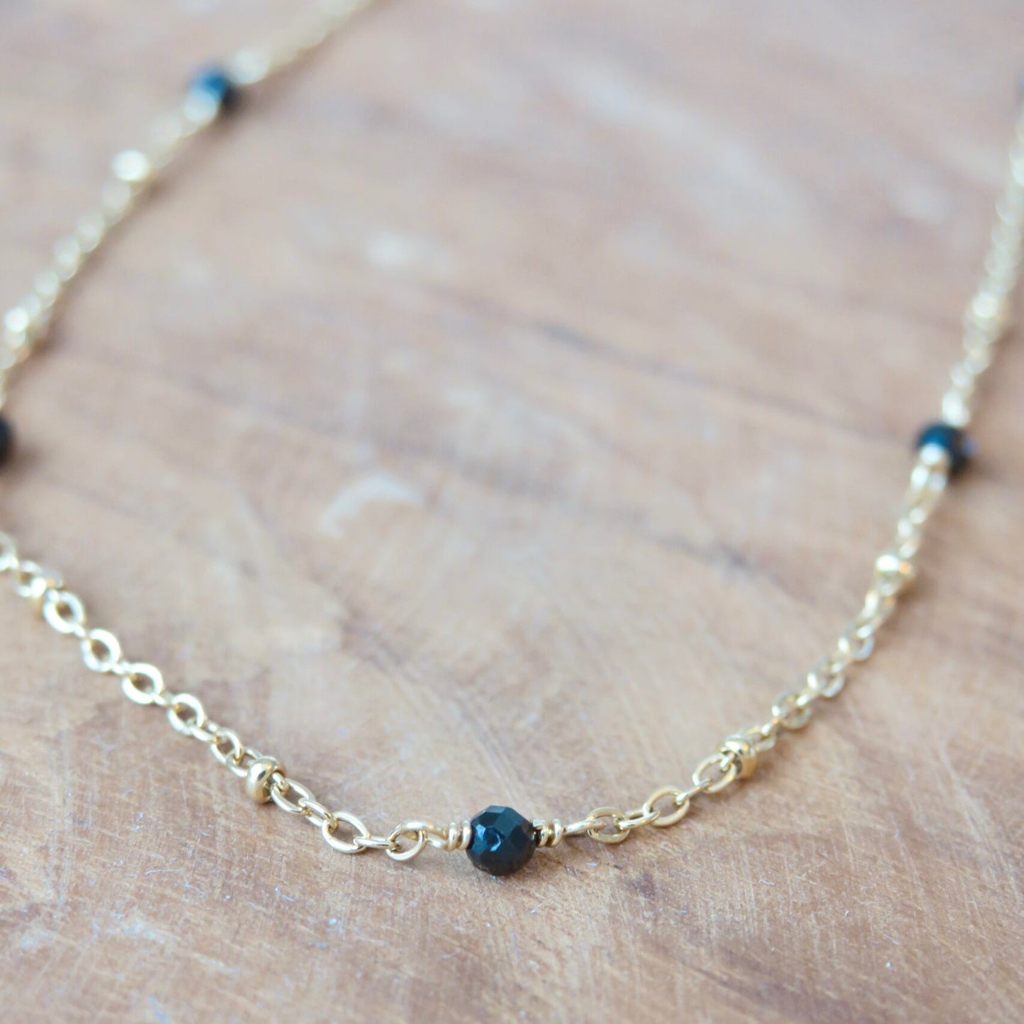 Ketting 'Tiny Treasures' - Toermalijn