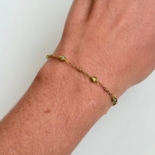Armband - 'Tiny Treasures' - Peridoot