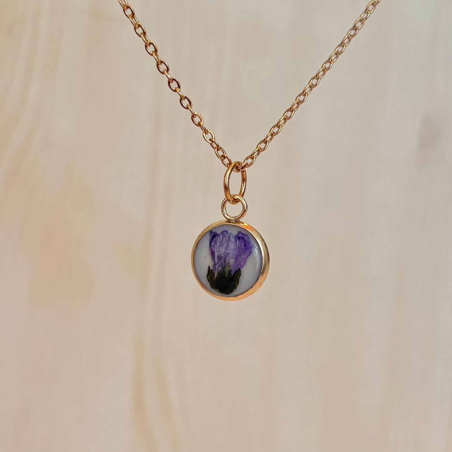 Florabelle ketting & hanger - Geranium