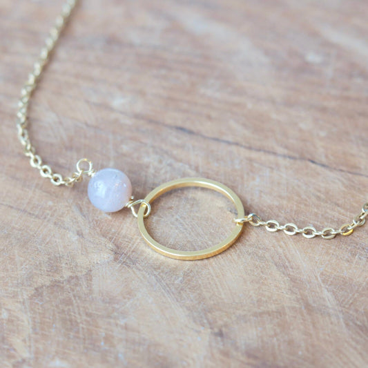 Ketting - 'Aurora' - Maansteen