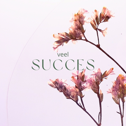 Fier Weideblik vierkant - 7,4x7,4cm - dubbel