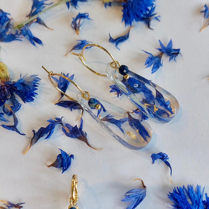 Florabelle Oorbellen - Korenbloem & Sodaliet