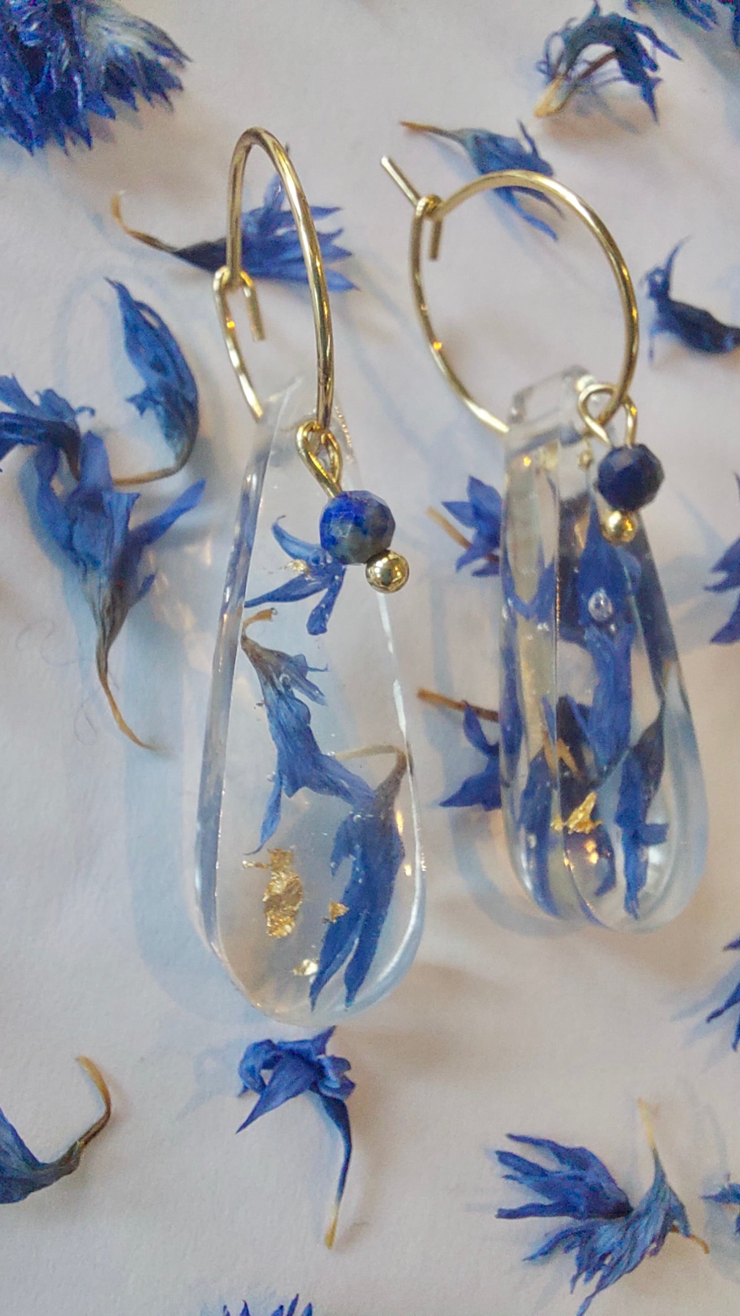 Florabelle Oorbellen - Korenbloem & Sodaliet