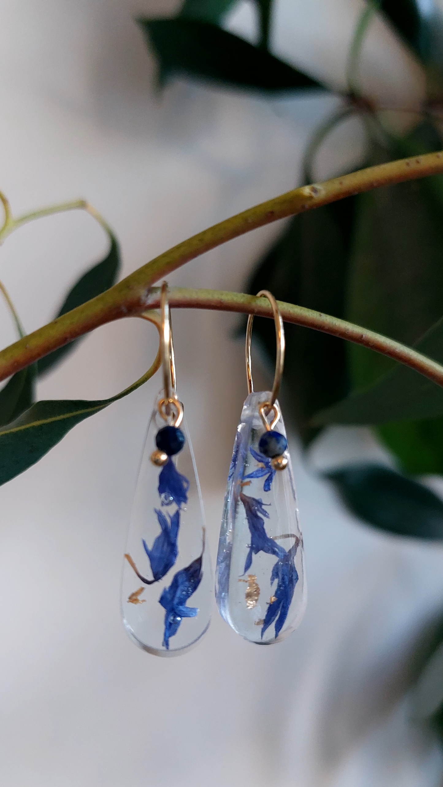 Florabelle Oorbellen - Korenbloem & Sodaliet