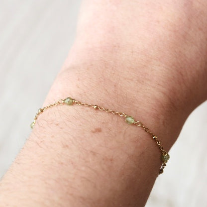 Armband - 'Tiny Treasures' - Peridoot