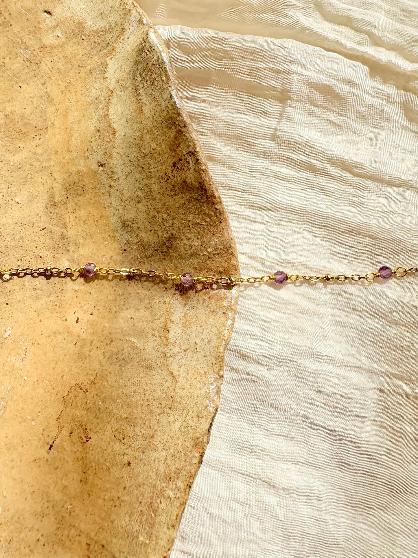 Armband 'Tiny Treasures' - Amethist