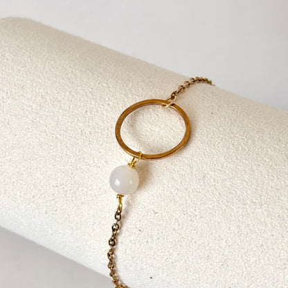 Armband - "Aurora" - Maansteen