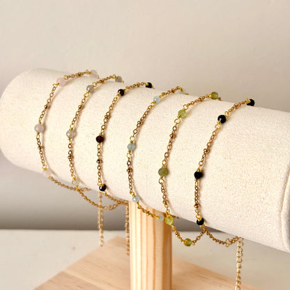 Armband - 'Tiny Treasures' - Peridoot