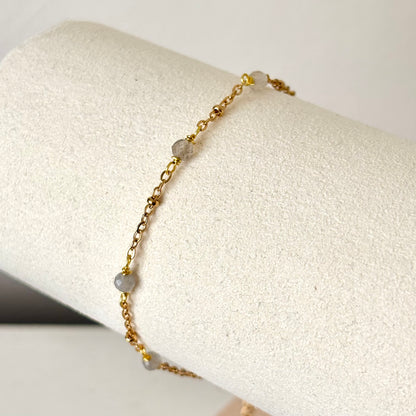 Armband - 'Tiny Treasures' - Labradoriet