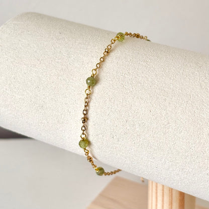 Armband - 'Tiny Treasures' - Peridoot