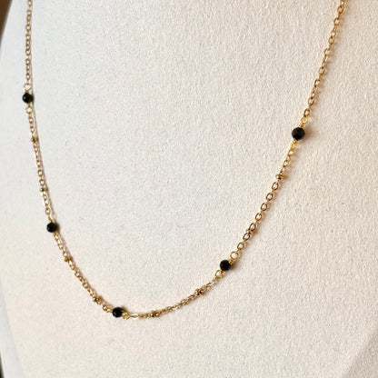 Ketting 'Tiny Treasures' - Toermalijn