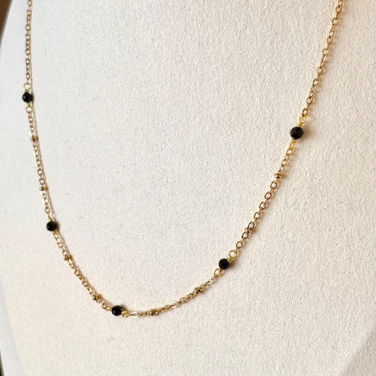 Ketting 'Tiny Treasures' - Toermalijn