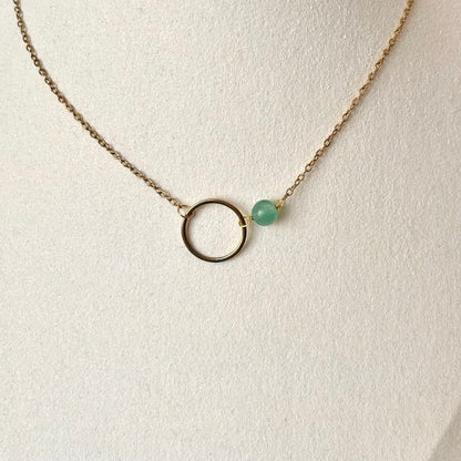 Ketting - 'Aurora' - Aventurijn