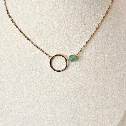 Ketting - 'Aurora' - Aventurijn