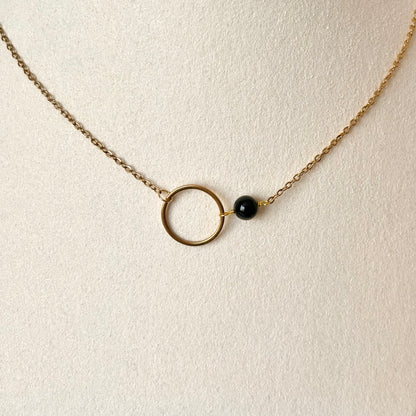 Ketting - 'Aurora' - Onyx