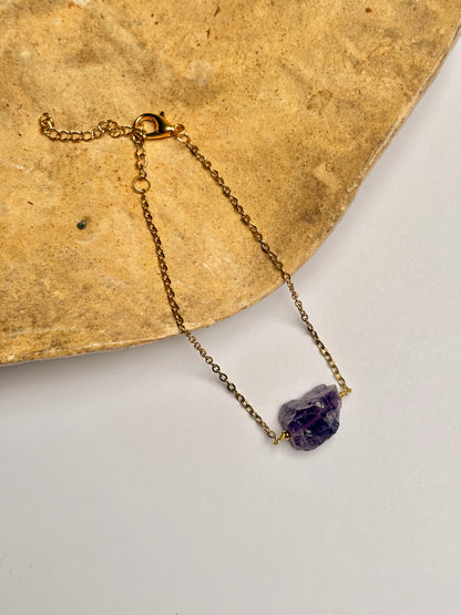 Armband 'Ruw' - Amethist