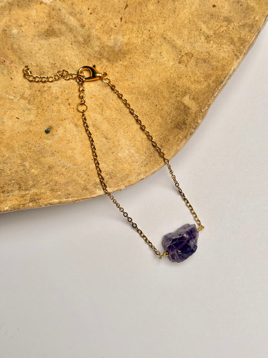 Armband 'Ruw' - Amethist