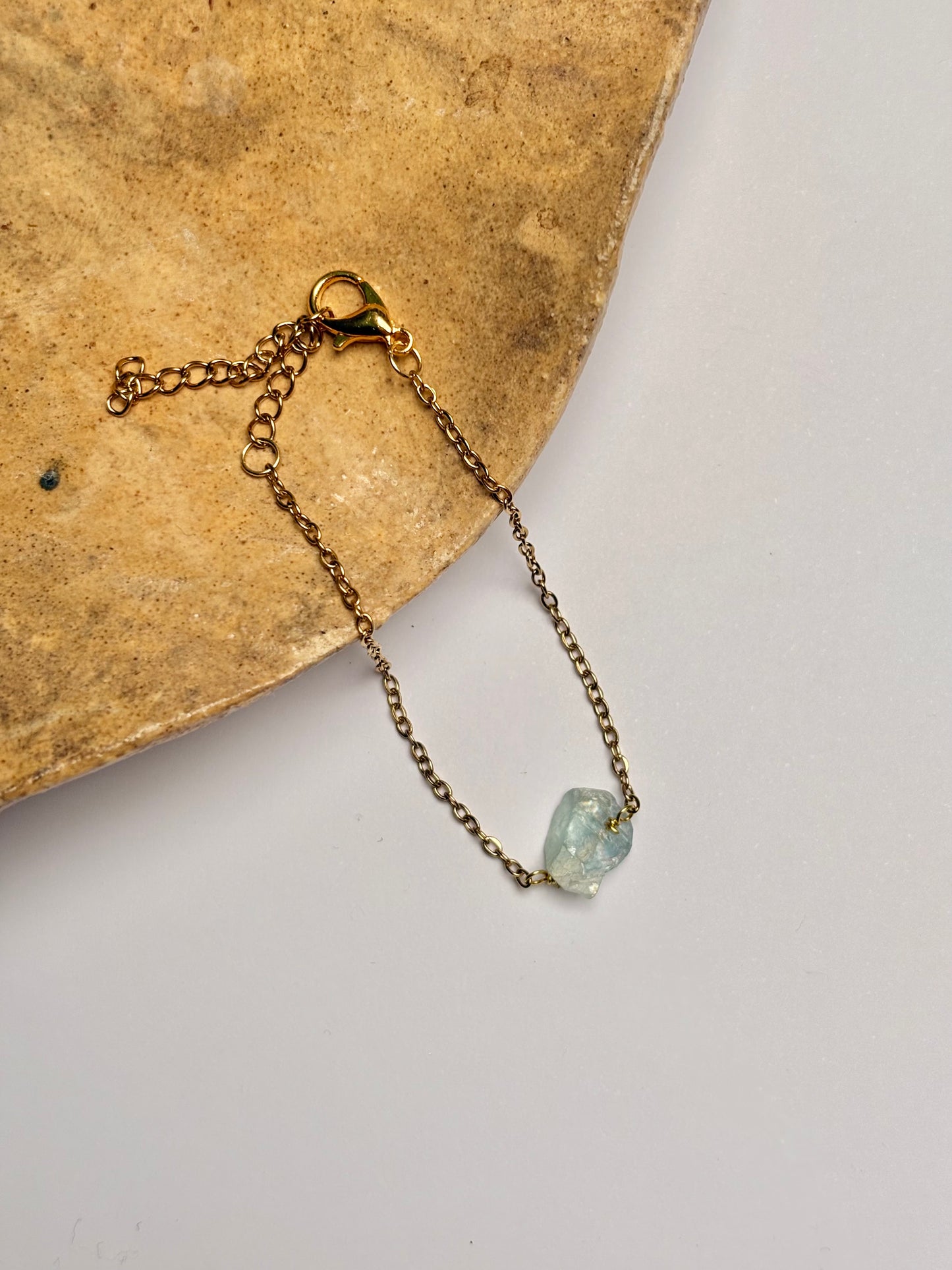 Armband 'Ruw' - Fluoriet