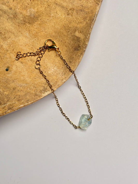 Armband 'Ruw' - Fluoriet