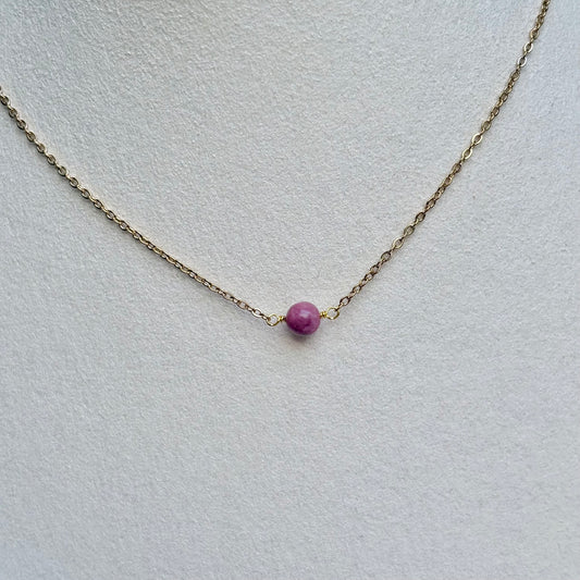 Armband 'Minimal' - Rhodoniet