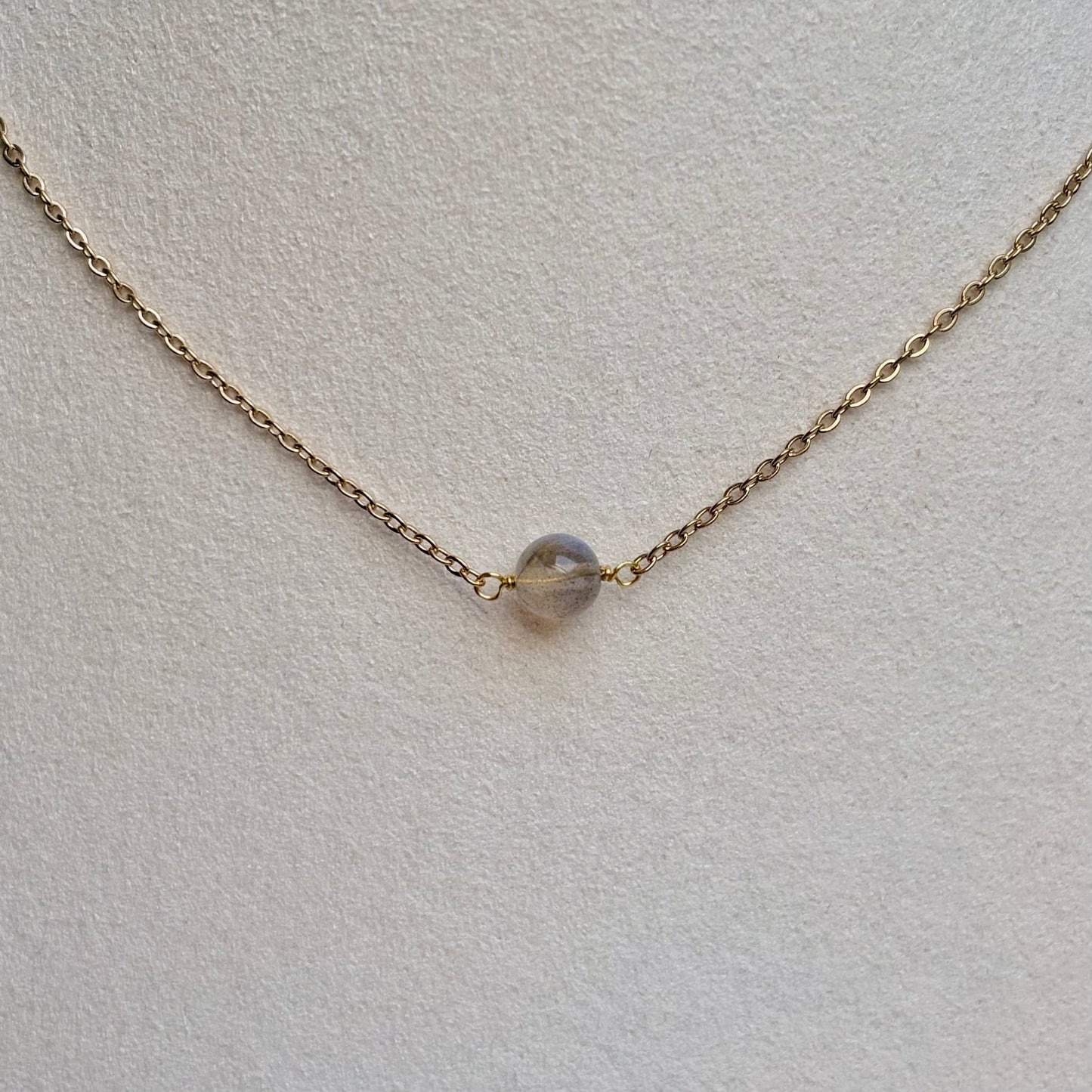 Armband 'Minimal' - Labradoriet