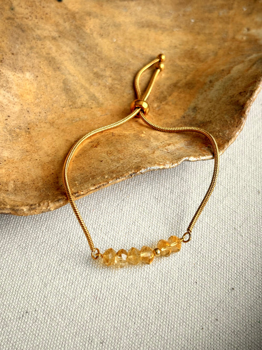 Verstelbare armband - Citrien