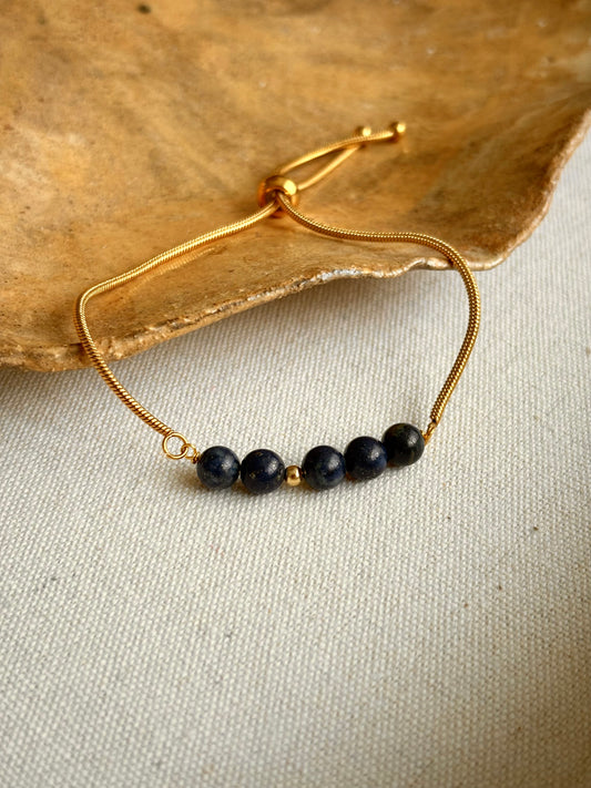 Verstelbare armband - Lapis Lazuli