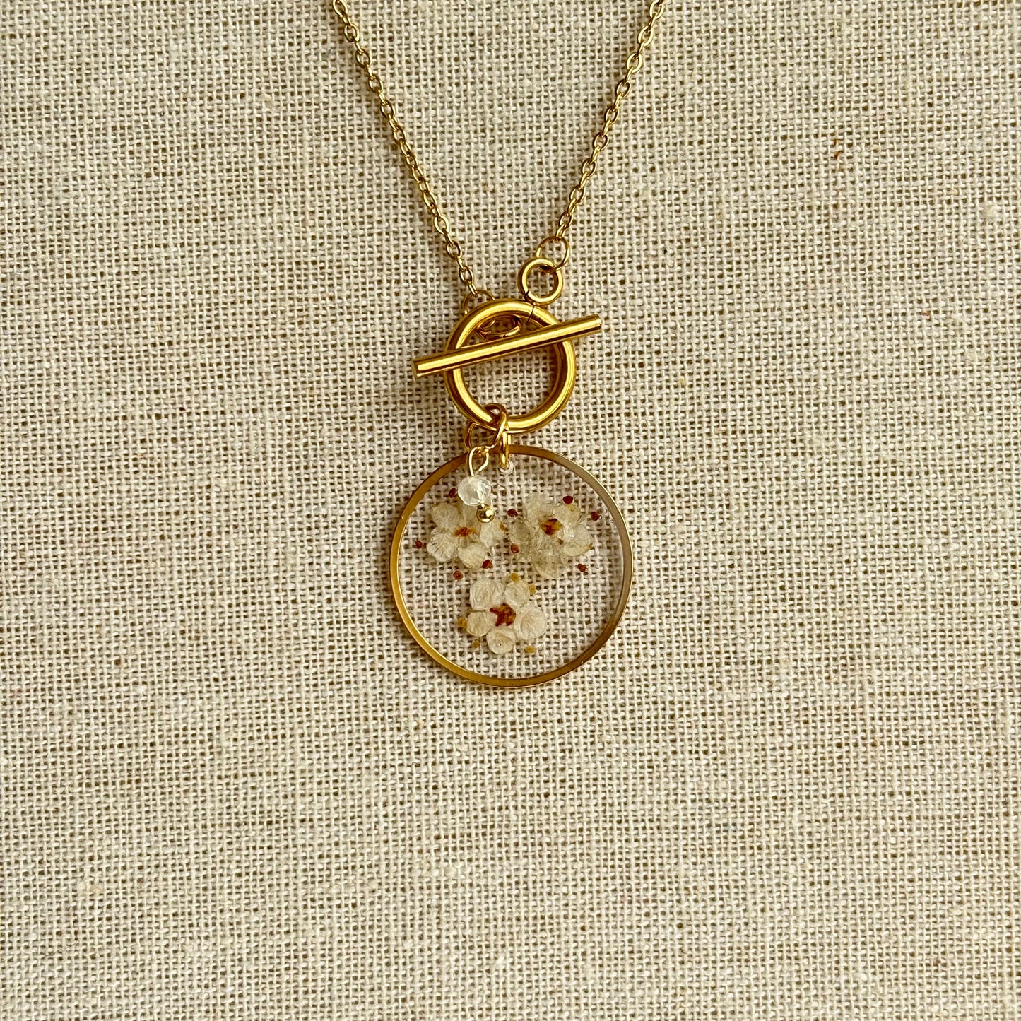 Florabelle Ketting - Viburnum & Bergkristal