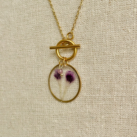 Florabelle Ketting - Anjer & Amethist