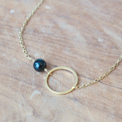 Ketting - 'Aurora' - Onyx