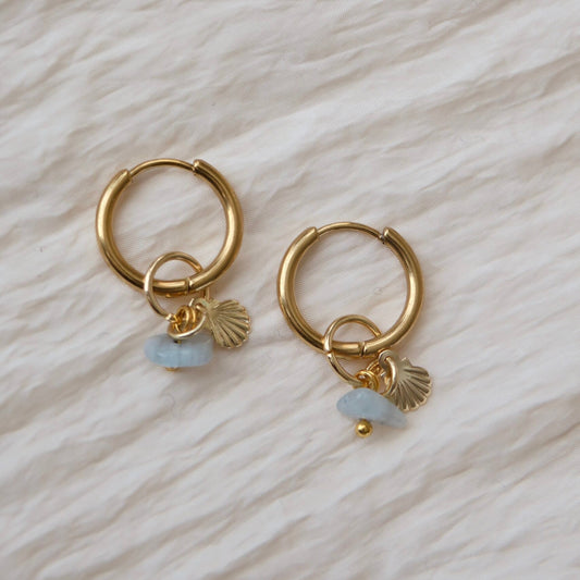 Happy Hoops - Schelp & Aquamarijn